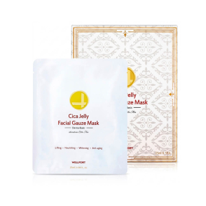 Cica Jelly Facial Gauze Mask - Mascarilla facial en gasa